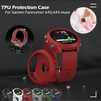 Replacement Silicon Slim Watch Band Case Cover For Garmin Forerunner 645 Music Smart watch TPU Protector Shell
Replacement Silicon Slim Watch Band Case Cover For Garmin Forerunner 645 Music Smart watch TPU Protector Shell