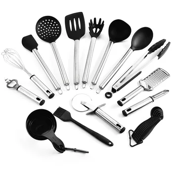 Silicone Kitchenware 15 Piece Set Nonstick Cookware Frying Pan Shovel Soup Colander Face Fishing Kitchen Gadget Kitchen Set
Silicone Kitchenware 15 Piece Set Nonstick Cookware Frying Pan Shovel Soup Colander Face Fishing Kitchen Gadget Kitchen Set