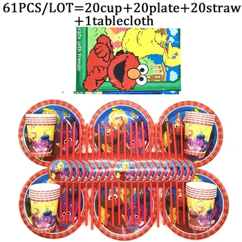 Sesame Street Theme Decoration Party Supplies Cup Straws Plates For Birthday Party Tableware Kids Favors Baby Shower Tablecloth
Sesame Street Theme Decoration Party Supplies Cup Straws Plates For Birthday Party Tableware Kids Favors Baby Shower Tablecloth