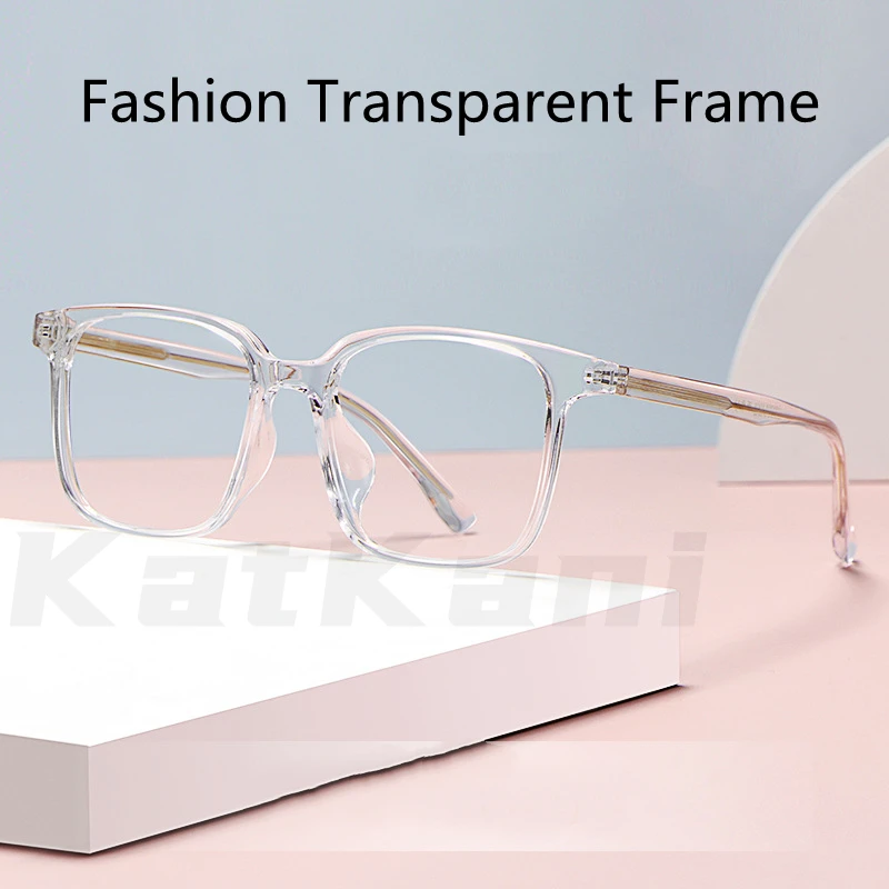 KatKani Fashion Transparent Big Frame Glasses Frame Trend Ultra Light TR90 Polygonal Glasses Optical Prescription Eyewear 6015YT
KatKani Fashion Transparent Big Frame Glasses Frame Trend Ultra Light TR90 Polygonal Glasses Optical Prescription Eyewear 6015YT
