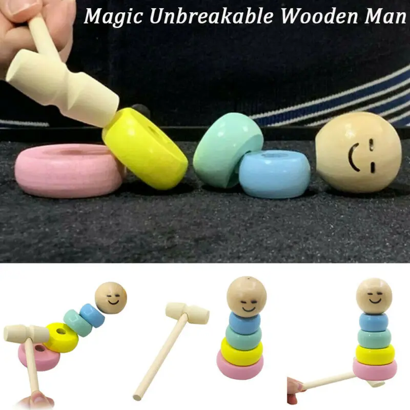 Creative Immortal Daruma Halloween Magic Stubborn Wood Man Tricks Funny Toy Stage Magic Props Children Gift
Creative Immortal Daruma Halloween Magic Stubborn Wood Man Tricks Funny Toy Stage Magic Props Children Gift