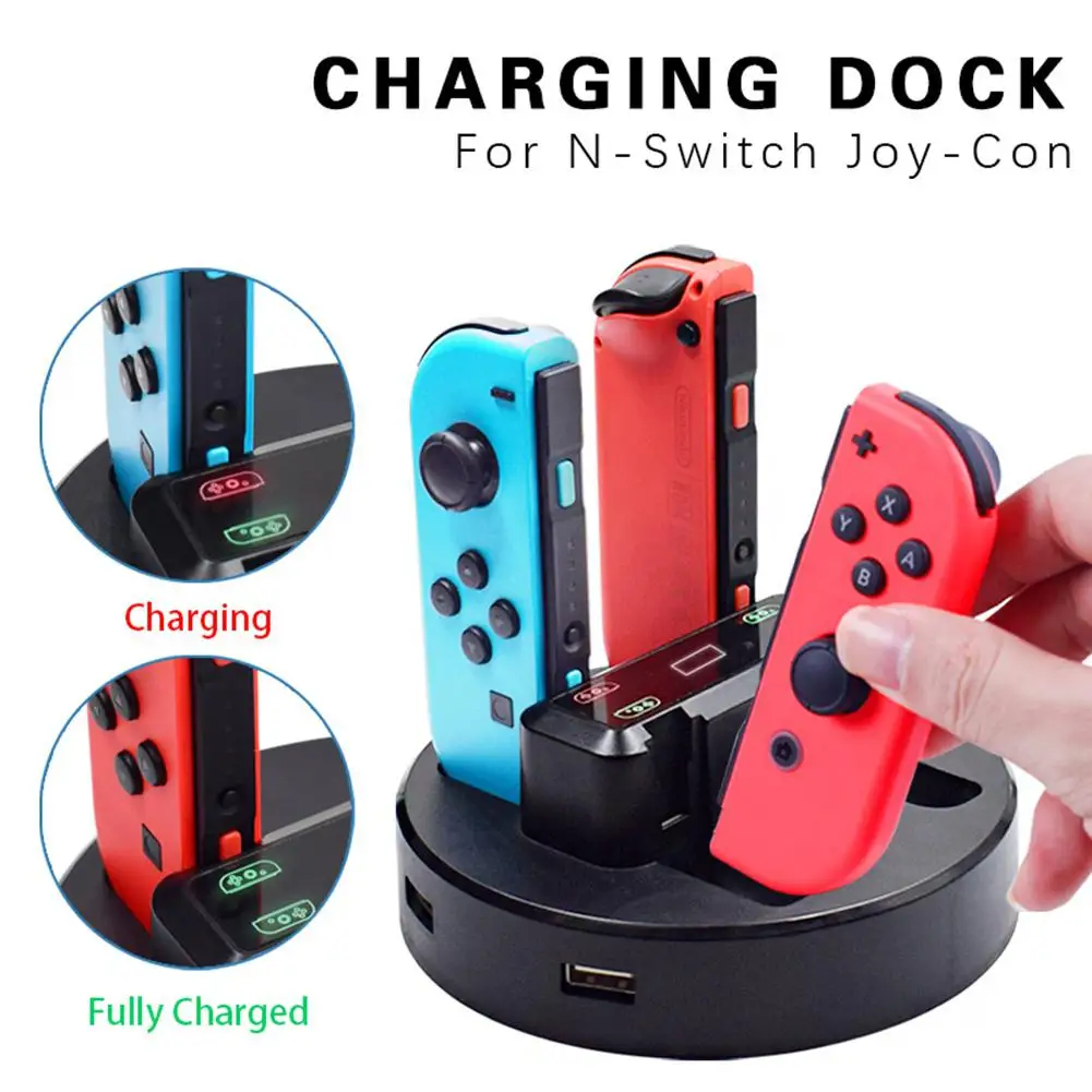 GloryStar 4 in 1 Charging Dock for Nintend Switch Controller LED Charger Gamepad Charge Stand
GloryStar 4 in 1 Charging Dock for Nintend Switch Controller LED Charger Gamepad Charge Stand