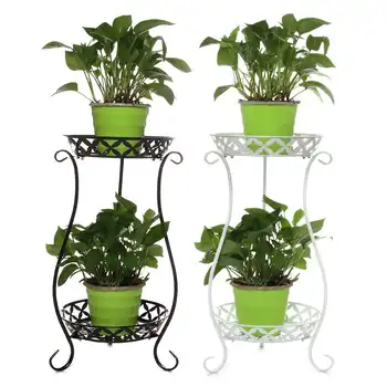 Wrought Iron Double-layer Plant Stand Flower Shelf for Rack Balcony Simple Indoor Living Room Coffee Bar Garden Flower Pot Shelf
Wrought Iron Double-layer Plant Stand Flower Shelf for Rack Balcony Simple Indoor Living Room Coffee Bar Garden Flower Pot Shelf
