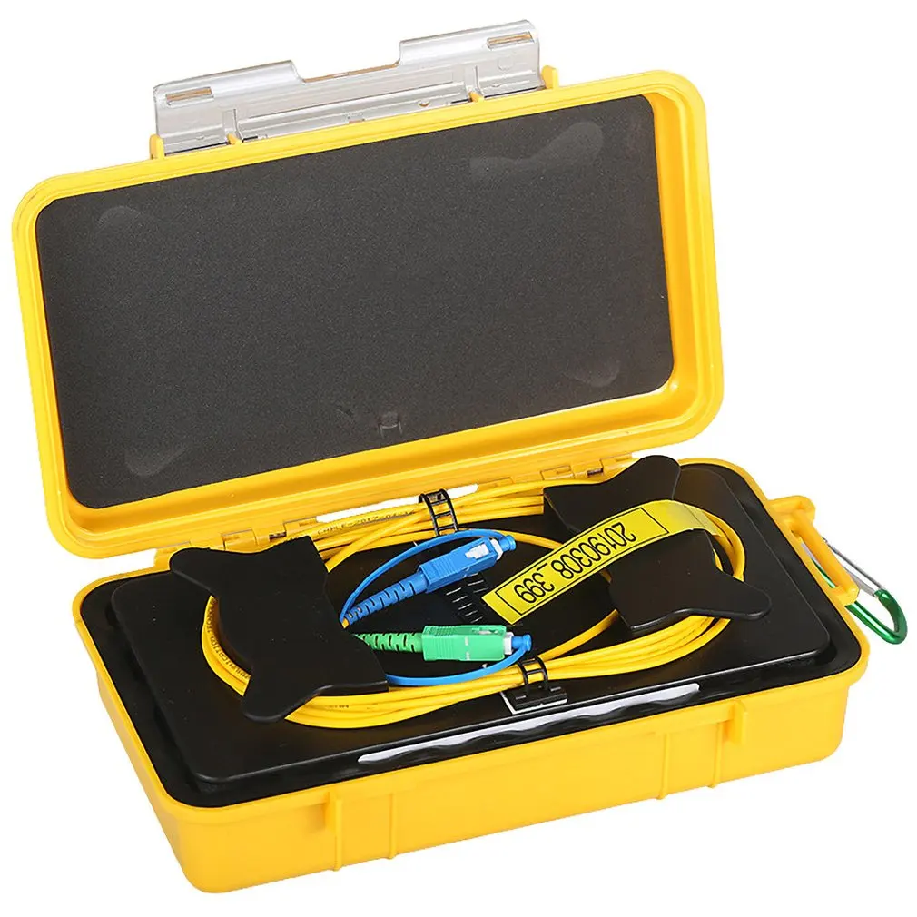 2KM Single Mode Fiber Optical OTDR Launch Cable Box For OTDR Dead Zone Eliminator SC/UPC-SC/APC Test Extension Cable
2KM Single Mode Fiber Optical OTDR Launch Cable Box For OTDR Dead Zone Eliminator SC/UPC-SC/APC Test Extension Cable
