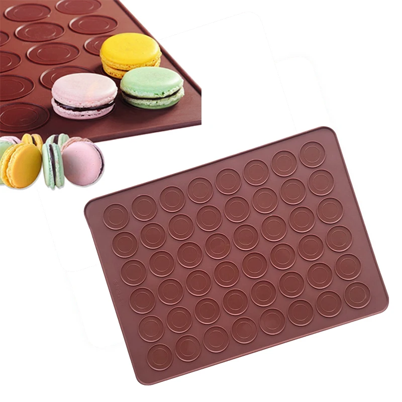 48-Cavities Silicone Macaron Moulds Macaroon Pastry Oven Baking Mold Sheet Mat Non-stick DIY Bakeware Mat Kitchen Baking Tools
48-Cavities Silicone Macaron Moulds Macaroon Pastry Oven Baking Mold Sheet Mat Non-stick DIY Bakeware Mat Kitchen Baking Tools