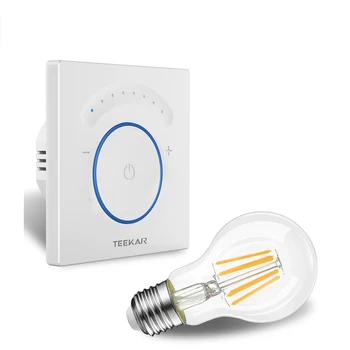 EU Standard Ed Dimmer 220V/110V Smart Wifi Dimmer Switch Touch Light Switch with Bulb Work with Alexa Google Assistant Ewelink
EU Standard Ed Dimmer 220V/110V Smart Wifi Dimmer Switch Touch Light Switch with Bulb Work with Alexa Google Assistant Ewelink