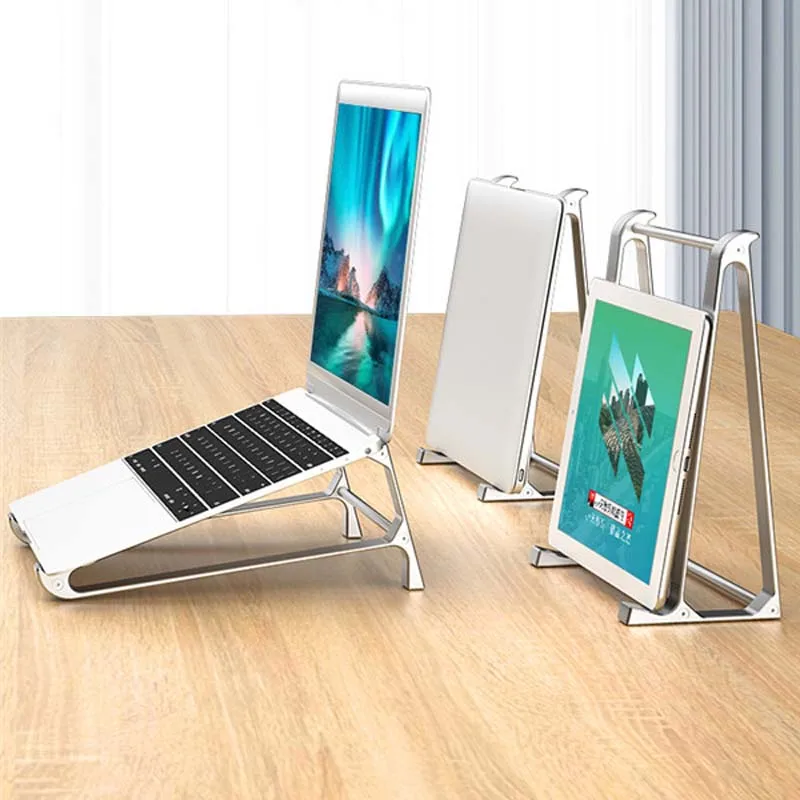 Notebooks under 17 inches Aluminium Alloy Desktop Stand Adjustable Foldable Laptop Stand Desk Tablet Holder Office Supplies KS09
Notebooks under 17 inches Aluminium Alloy Desktop Stand Adjustable Foldable Laptop Stand Desk Tablet Holder Office Supplies KS09