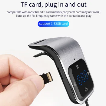 FM Transmitter Bluetooth Car Wirless Radio Adapter AUX MP3 Player FM Modulator with Hands-free Speaking Dual USB Fast Charger
FM Transmitter Bluetooth Car Wirless Radio Adapter AUX MP3 Player FM Modulator with Hands-free Speaking Dual USB Fast Charger