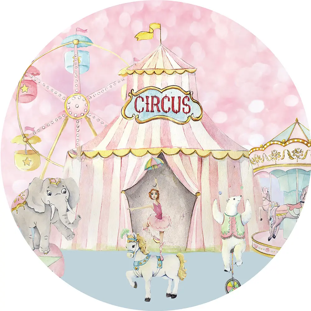 Circus Birthday Party Round Backdrop Cover Kids Curtain Banner Circle Cover Elastic Fabric Econ Polyester Background
Circus Birthday Party Round Backdrop Cover Kids Curtain Banner Circle Cover Elastic Fabric Econ Polyester Background