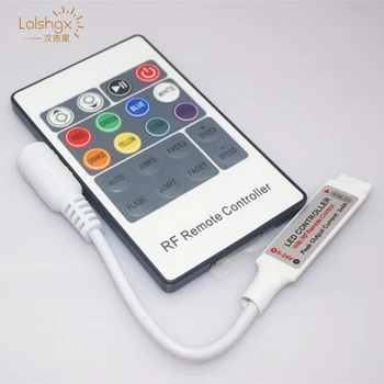 20 Keys RF Wireless Remote LED Controller Dimmer DC5-24V 12V for SMD 5050 3528 RGB LED Strip Lights Tape lamp
20 Keys RF Wireless Remote LED Controller Dimmer DC5-24V 12V for SMD 5050 3528 RGB LED Strip Lights Tape lamp