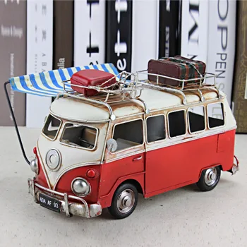 Vintage for VW Tourism Sightseeing Bus Model Tin Vintage Travelling Bus Model Car Toys for Children Adults 28x14x17cm
Vintage for VW Tourism Sightseeing Bus Model Tin Vintage Travelling Bus Model Car Toys for Children Adults 28x14x17cm