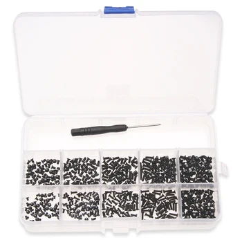 500Pcs/Box M2/M2.5/M3 Black Metal Cross Head Screw Bolts Phillips Screws Cross Recessed Bolts With Screwdriver For Hardware Work
500Pcs/Box M2/M2.5/M3 Black Metal Cross Head Screw Bolts Phillips Screws Cross Recessed Bolts With Screwdriver For Hardware Work