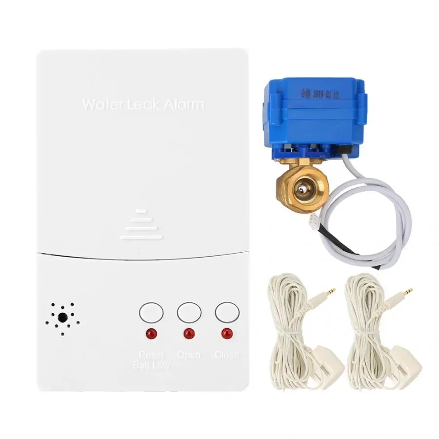 Smart WIFI Water Alarm Detector Flood Sensor age Detector Alarm Alert Auto Shut Off Valve Home Security System DN15 detector
Smart WIFI Water Alarm Detector Flood Sensor age Detector Alarm Alert Auto Shut Off Valve Home Security System DN15 detector