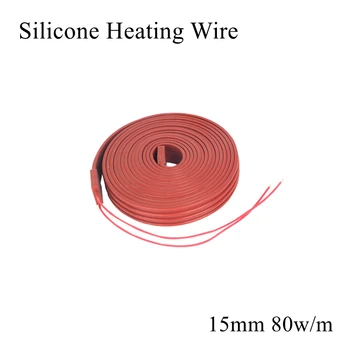 15mm 12V 24V 36V 48V 110V 220V Silicone Heating Cable Wire Rubber Heating Belt Wrap Heat Mat Pad Plate Waterproof Water Pipe Car
15mm 12V 24V 36V 48V 110V 220V Silicone Heating Cable Wire Rubber Heating Belt Wrap Heat Mat Pad Plate Waterproof Water Pipe Car