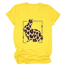 Leopard Rabbit Print Women T Shirt Short Sleeve O Neck Loose Women Tshirt Ladies Tee Shirt Tops Clothes Camisetas Mujer
Leopard Rabbit Print Women T Shirt Short Sleeve O Neck Loose Women Tshirt Ladies Tee Shirt Tops Clothes Camisetas Mujer