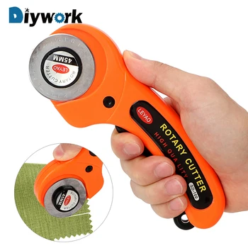 DIYWORK Leather Craft 45mm Rotary Cutter Leather Cutting Tool Fabric Paper Cutter Circular Blade DIY Patchwork Sewing Quilting
DIYWORK Leather Craft 45mm Rotary Cutter Leather Cutting Tool Fabric Paper Cutter Circular Blade DIY Patchwork Sewing Quilting