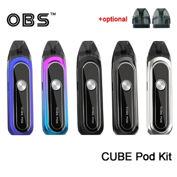 Original OBS CUBE Pod Kit 50mAh built-in battery Vape Mod With 4ml Pod cartridge Electronic Cigarette Vaporizer Kit
Original OBS CUBE Pod Kit 50mAh built-in battery Vape Mod With 4ml Pod cartridge Electronic Cigarette Vaporizer Kit