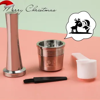 Christmas Theme Gift Coffee Capsule For illy X7.1 Y5 Refillable Reusable Coffee Pod Customize LOGO
Christmas Theme Gift Coffee Capsule For illy X7.1 Y5 Refillable Reusable Coffee Pod Customize LOGO