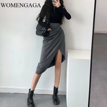WOMENGAGA Sexy Pleated Irregular High Waist Solid Color Asymmetrical Slim Split Mini Womens Skirt Fold C6J4
WOMENGAGA Sexy Pleated Irregular High Waist Solid Color Asymmetrical Slim Split Mini Womens Skirt Fold C6J4