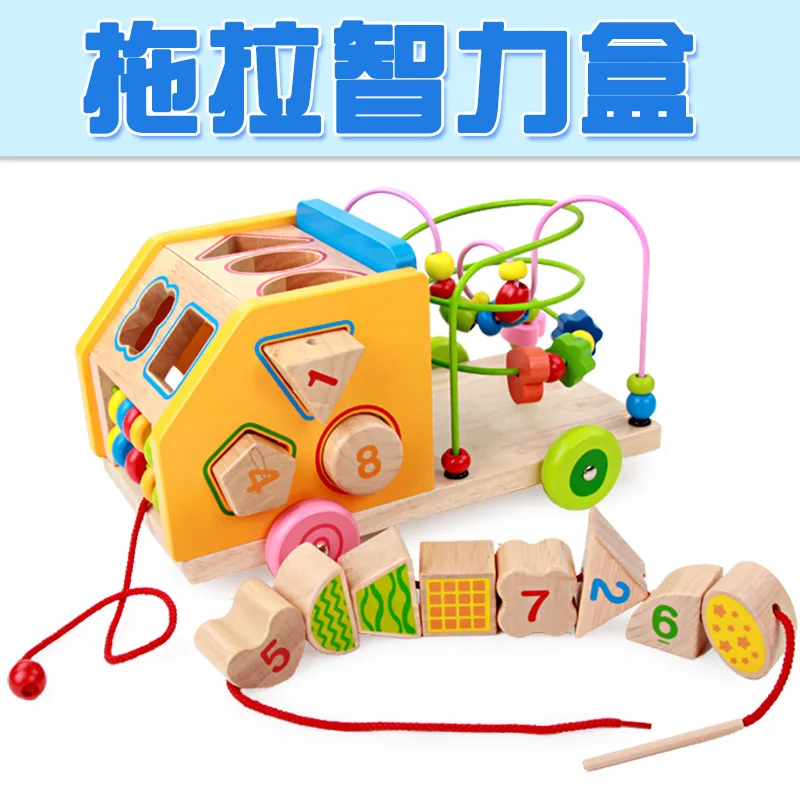 CHILDREN'S Building Blocks Bead-stringing Toy Intelligence Box Shape Cognitive Beaded Bracelet Multi-functional Educational Drag
CHILDREN'S Building Blocks Bead-stringing Toy Intelligence Box Shape Cognitive Beaded Bracelet Multi-functional Educational Drag