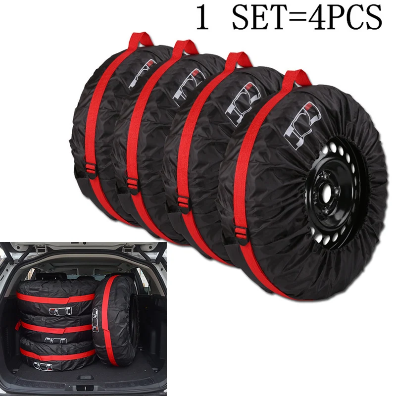 1Pc/4Pcs Car Spare Tire Cover Case Polyester Auto Wheel Tires Storage Bags Vehicle Tyre Accessories Dust-proof Protector
1Pc/4Pcs Car Spare Tire Cover Case Polyester Auto Wheel Tires Storage Bags Vehicle Tyre Accessories Dust-proof Protector