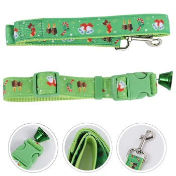 2PCS/Set Lovely Adjustable Christmas Pet Pulling Rope Pet Bow Ties Pet Neck Chain Collar and Leash Set Pet Leash for Pet Dog Cat
2PCS/Set Lovely Adjustable Christmas Pet Pulling Rope Pet Bow Ties Pet Neck Chain Collar and Leash Set Pet Leash for Pet Dog Cat