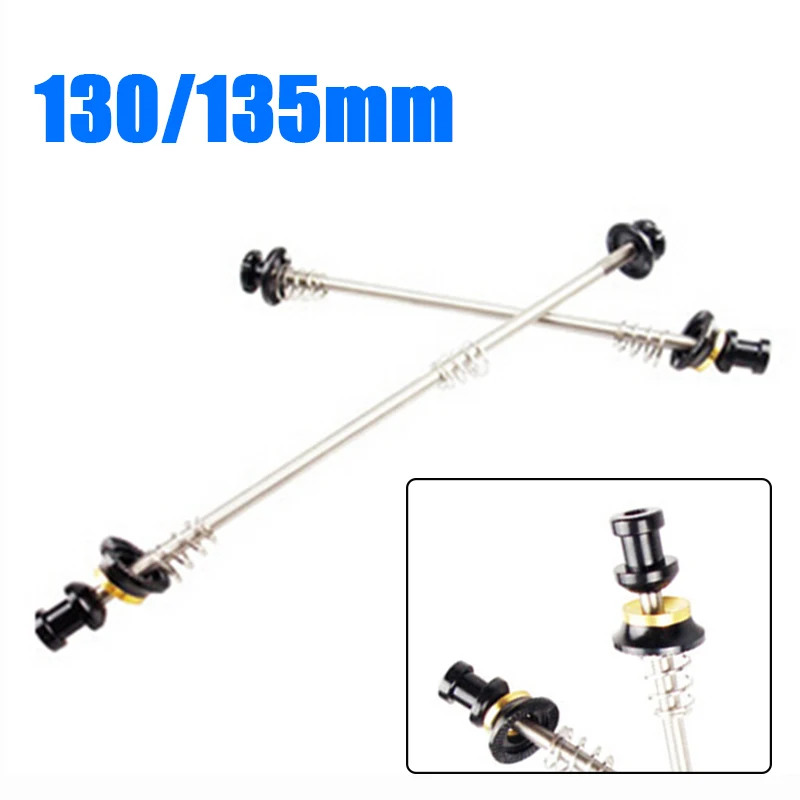 2* Ultra Light Titanium Alloy Quick Release Skewers Mountain Bike Spare Parts M5X115mm M5X151mm M5X112mm M5X148mm
2* Ultra Light Titanium Alloy Quick Release Skewers Mountain Bike Spare Parts M5X115mm M5X151mm M5X112mm M5X148mm