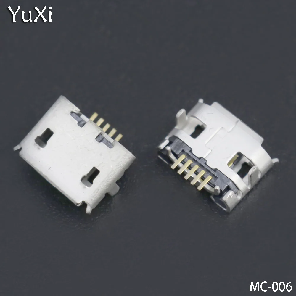 Юйси 2 шт. 5 9 мм 5Pin маленький бык рога Micro usb разъем для зарядки порт jack htc sony OPPO X903 X905