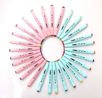 Marker Set Macaron Color Student Anime Color Double Marker Set Painting Office 24/36/48 Color
Marker Set Macaron Color Student Anime Color Double Marker Set Painting Office 24/36/48 Color