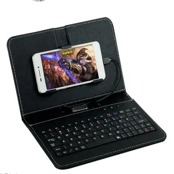 General Mini USB Wired Keyboard Flip Holster Case for Android phone With OTG For Mobile Phone 4.8-6.0" Huawei Samsung
General Mini USB Wired Keyboard Flip Holster Case for Android phone With OTG For Mobile Phone 4.8-6.0" Huawei Samsung