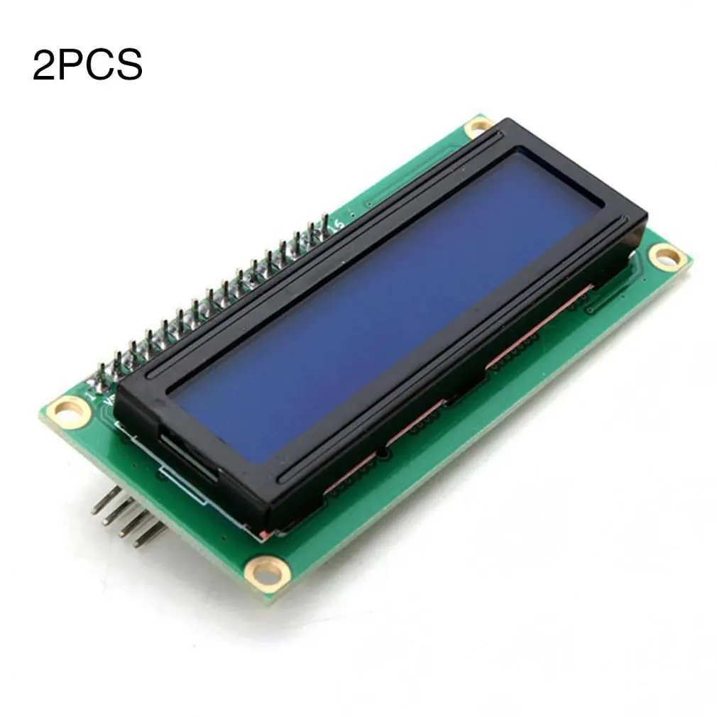 2Pcs Iic/I2C/Twi 1602 Serial Blue Backlight Lcd Display For Arduino Iic/I2C 1602 Lcd Module Electronic Module
2Pcs Iic/I2C/Twi 1602 Serial Blue Backlight Lcd Display For Arduino Iic/I2C 1602 Lcd Module Electronic Module