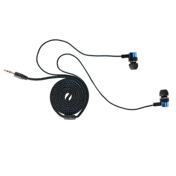 Metal Earphones Jack Standard Noise Isolating Reflective Fiber Cloth Line 3.5mm Stereo In-ear Earphone Earbuds
Metal Earphones Jack Standard Noise Isolating Reflective Fiber Cloth Line 3.5mm Stereo In-ear Earphone Earbuds