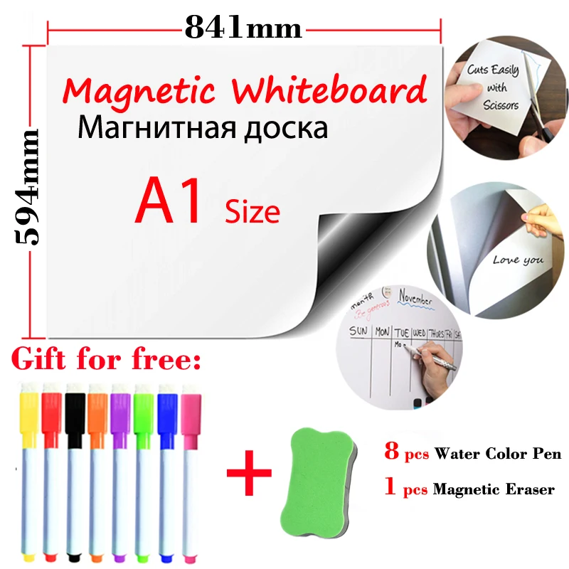 A1 Size Dry Erase White Boards Fridge Stickers Magnetic WhiteBoard Kids Home Office School Message Boards Magnets Wall Stickers
A1 Size Dry Erase White Boards Fridge Stickers Magnetic WhiteBoard Kids Home Office School Message Boards Magnets Wall Stickers