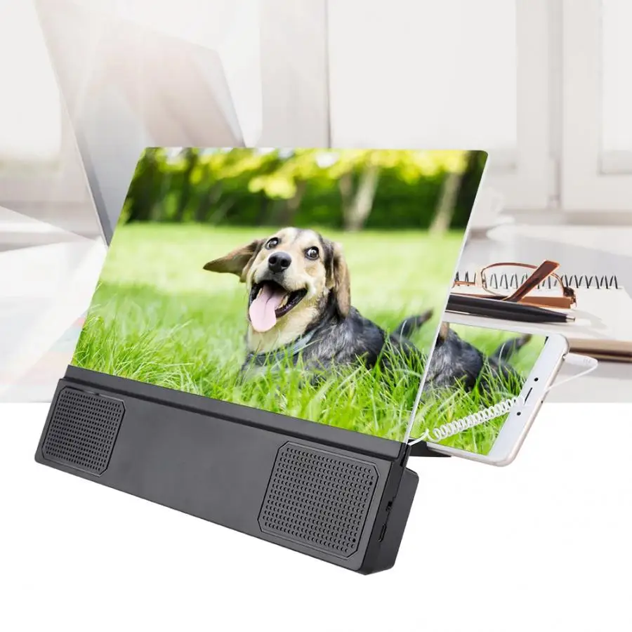 Gpd Bracket Phone Holder Stand 12 Inch Mobile Phone Screen Magnifier Video HD Amplifier With Speaker(Black) Telefon Tutucu new
Gpd Bracket Phone Holder Stand 12 Inch Mobile Phone Screen Magnifier Video HD Amplifier With Speaker(Black) Telefon Tutucu new