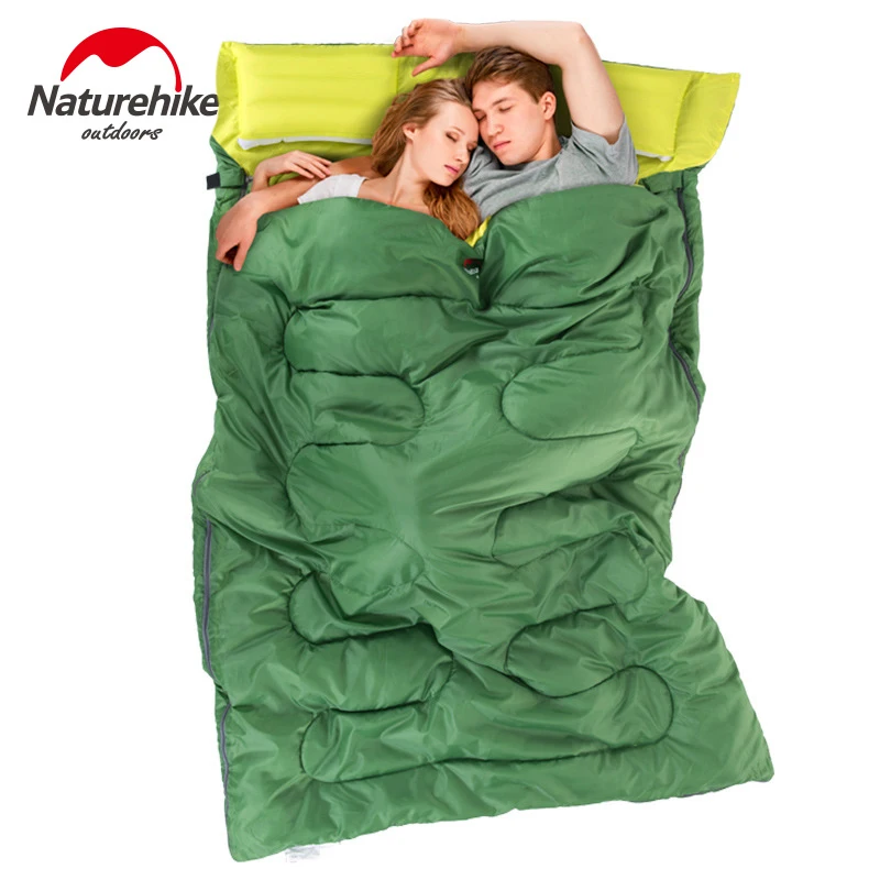 Naturehike Double Sleeping Bag With Pillow Outdoor Camping Portable Envelope Spring Autumn 2 Persons Cotton Sleeping Bag
Naturehike Double Sleeping Bag With Pillow Outdoor Camping Portable Envelope Spring Autumn 2 Persons Cotton Sleeping Bag