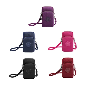Women Nylon Mobile Phone Bag Classic Texture Delicate Creative Chic Fashion Small Messenger Pouch Zipper Sports Wallet
Women Nylon Mobile Phone Bag Classic Texture Delicate Creative Chic Fashion Small Messenger Pouch Zipper Sports Wallet