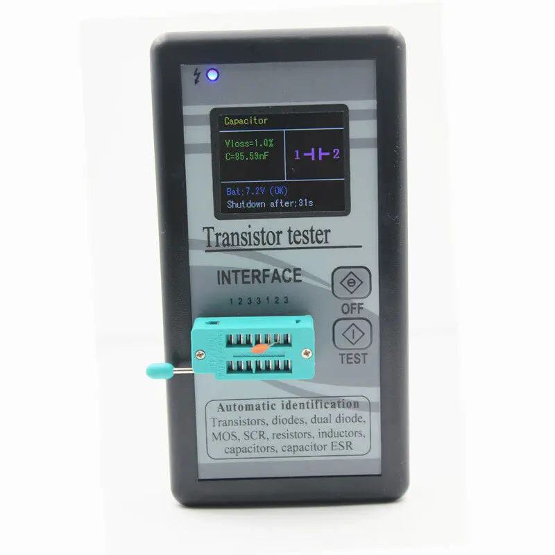 TFT LCD m328 Transistor Tester Diode Transistor Capacitance MOS ESR Meter LCR Meter
TFT LCD m328 Transistor Tester Diode Transistor Capacitance MOS ESR Meter LCR Meter