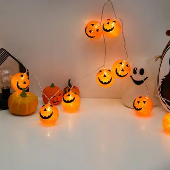 LED String Smiley face Pumpkin String Lights Battery Operated Halloween Garden Home Christmas Tree Lighting Decoration
LED String Smiley face Pumpkin String Lights Battery Operated Halloween Garden Home Christmas Tree Lighting Decoration