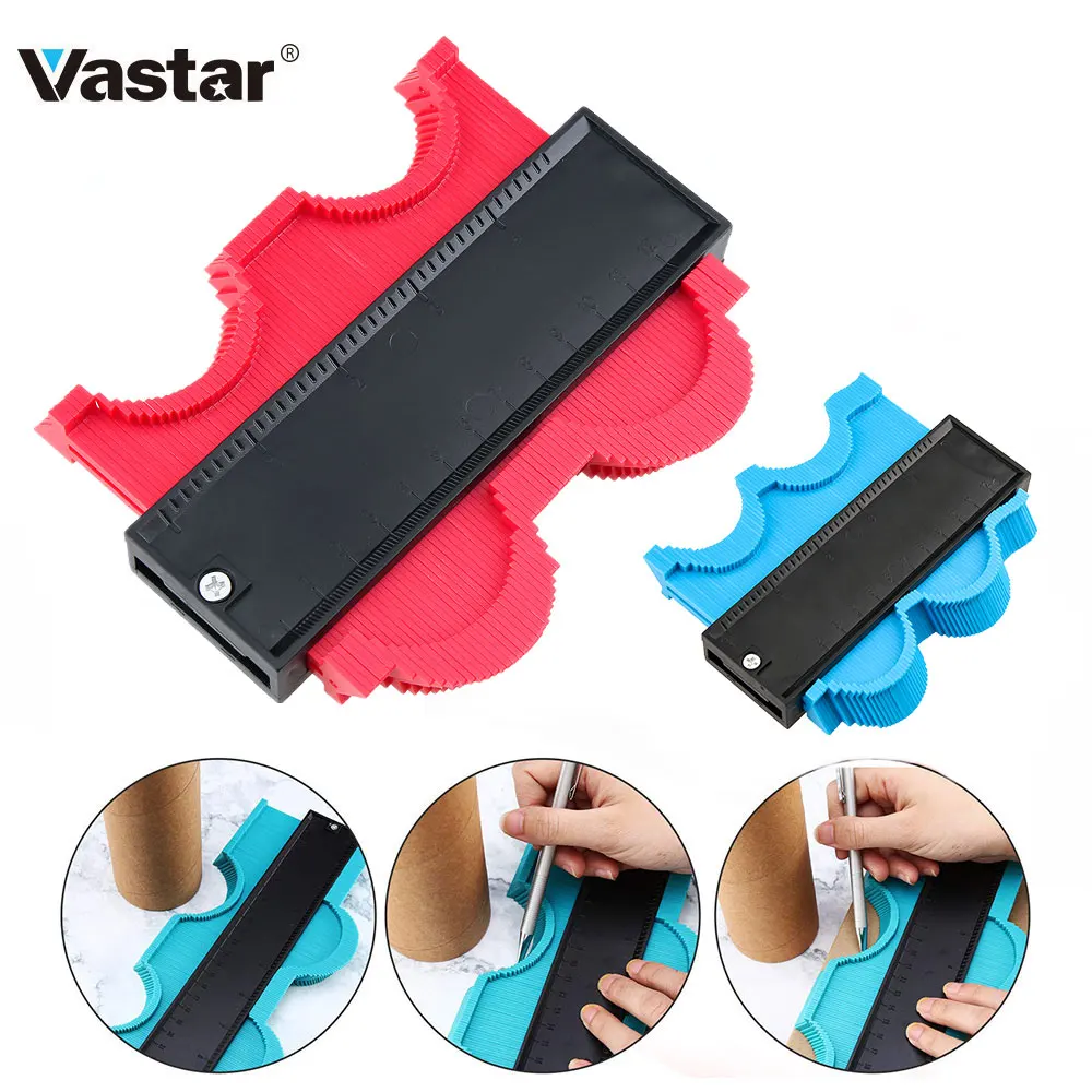 Vastar 5 inch Plastic Gauge Contour Profile Copy Gauge Duplicator Standard Width Wood Marking Tool Tiling Laminate Tiles General
Vastar 5 inch Plastic Gauge Contour Profile Copy Gauge Duplicator Standard Width Wood Marking Tool Tiling Laminate Tiles General