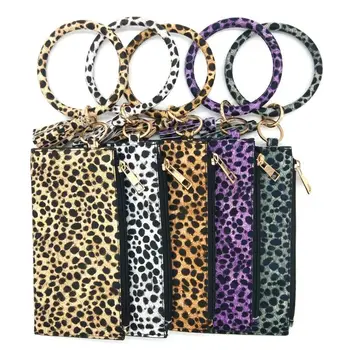 Women's Wallet with Bracelet Circle Keyring Wristlet Clutch Leopard PU Wallet Zipper Clutch Purses
Women's Wallet with Bracelet Circle Keyring Wristlet Clutch Leopard PU Wallet Zipper Clutch Purses