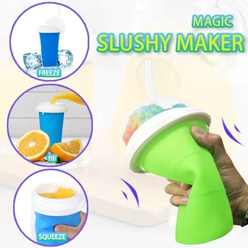 Slushy Maker Cup Quick-frozen Smoothies Durable Quick Cooling Cup Travel Portable Smoothie Cup Milkshake Bottle Ice Cream Maker
Slushy Maker Cup Quick-frozen Smoothies Durable Quick Cooling Cup Travel Portable Smoothie Cup Milkshake Bottle Ice Cream Maker