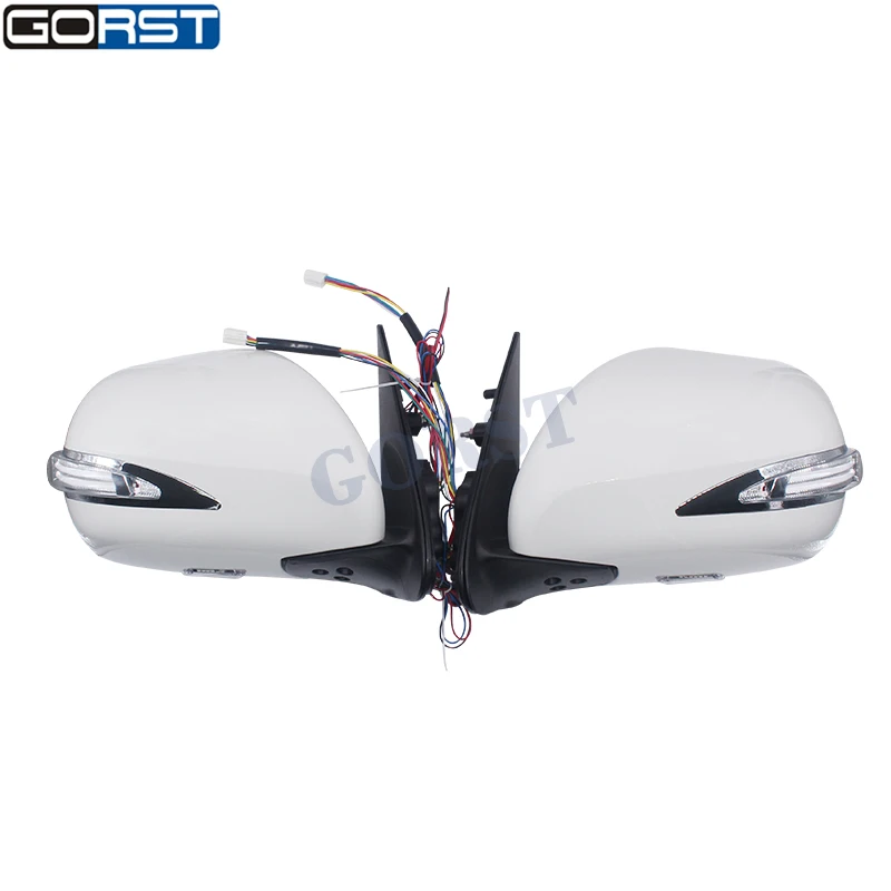 Accessories Car-Styling Electric Reflector Rearview Mirror Side Mirror Exterior With Led Light For Toyota Hiace 200 2005-2015-1