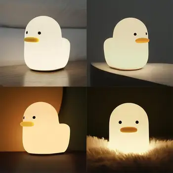 Cute Duck Night Light Mini LED Mood Night Lamp Cartoon Toy Intelligence Development Safe Silicone White Light For Baby Bedroom
Cute Duck Night Light Mini LED Mood Night Lamp Cartoon Toy Intelligence Development Safe Silicone White Light For Baby Bedroom