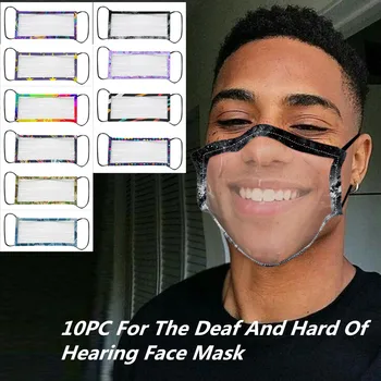 10PCS Adult Face Protection Mask Breathale Reusable With Clear Window Mask Earloop Outdoor Face Protect Mascarilla Masque
10PCS Adult Face Protection Mask Breathale Reusable With Clear Window Mask Earloop Outdoor Face Protect Mascarilla Masque