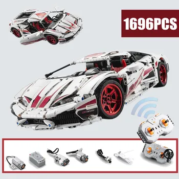 NEW RC Motor Power Function Racing LP Sueper Car Vehicle Fit Technic Model Building Blocks Bricks Toys Gifts
NEW RC Motor Power Function Racing LP Sueper Car Vehicle Fit Technic Model Building Blocks Bricks Toys Gifts