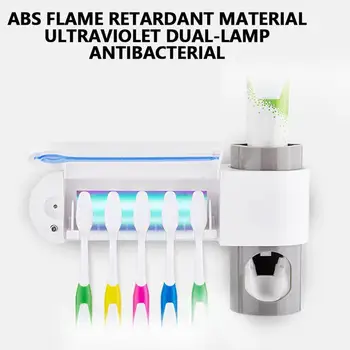 Nail-Free UV Sterilization Toothbrush Holder Home Tooth Brush Disinfection UVC-LED Deep UV Inhibit Smart Toothbrush Sterilizer
Nail-Free UV Sterilization Toothbrush Holder Home Tooth Brush Disinfection UVC-LED Deep UV Inhibit Smart Toothbrush Sterilizer