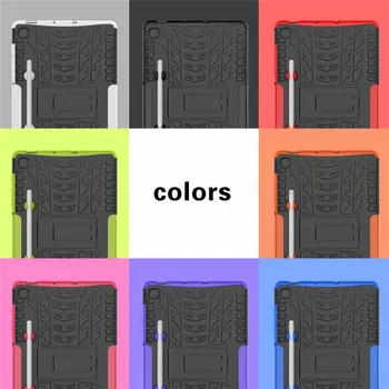 Shockproof Heavy Duty Silicon Cases Silicone + hard shell Cover Protective shell For Samsung Tab S6 Lite 10.4 SM-P610 P615 +film
Shockproof Heavy Duty Silicon Cases Silicone + hard shell Cover Protective shell For Samsung Tab S6 Lite 10.4 SM-P610 P615 +film