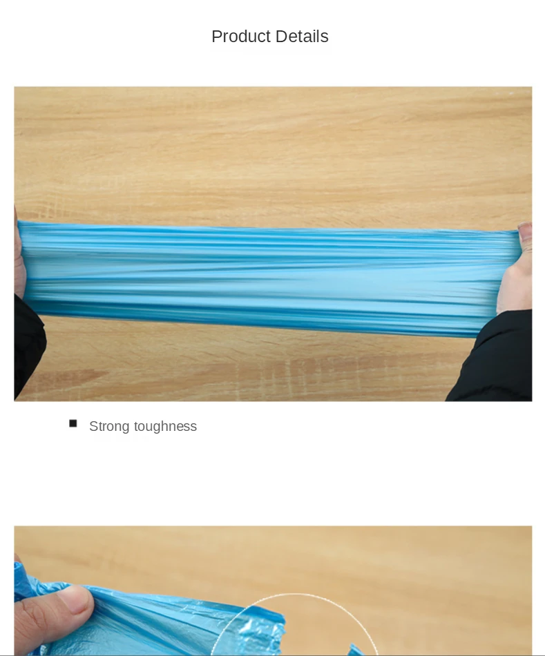 Generic 100pcs Garbage Bags Trash Can Bags Diapers Biodegradable For Vacuum Sorting Wastebasket