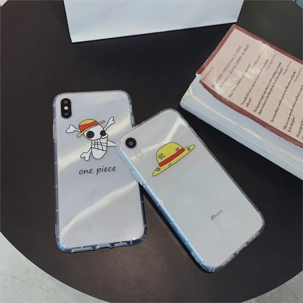 ONE PIECE Phone Case Japan Anime Cartoon Luffy Coque For iphone Xs MAX XR X 6 6s 7 8 plus Funny Transparent soft TPU back Cover
ONE PIECE Phone Case Japan Anime Cartoon Luffy Coque For iphone Xs MAX XR X 6 6s 7 8 plus Funny Transparent soft TPU back Cover