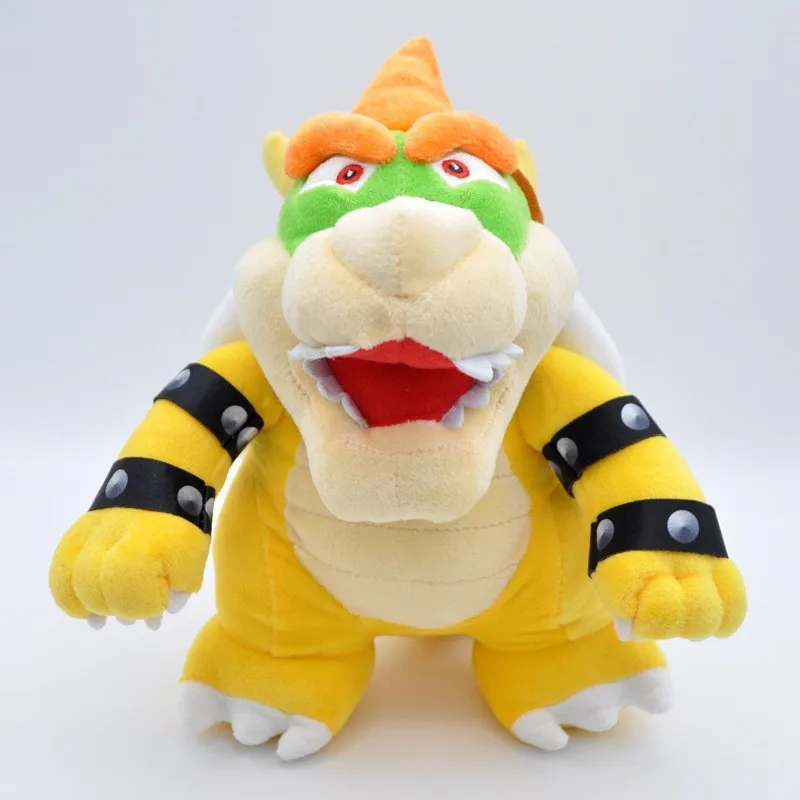New Super Mario Bros Kuba Dragon Plush Toys King Queen Kuba Bowser Dragon Dry Bone Dark Bowser Koopa Dragon Stuffed Dolls (1)